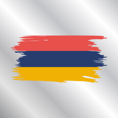 Illustration of armenia flag Template
