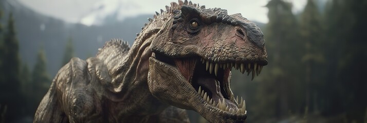 T-Rex roaring made with generative AI