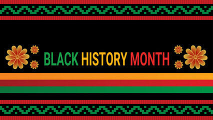 Black history month social media post