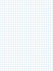 Notebook paper background. Squared paper sheet background