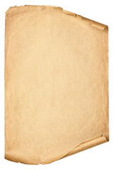 old paper texture background, isolated scroll faded from time.