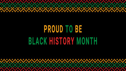 Black history month social media post vector design