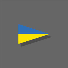 Fototapeta premium Illustration of ukraine flag Template