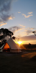 glamping. luxury glamorous camping. glamping in the beautiful countryside