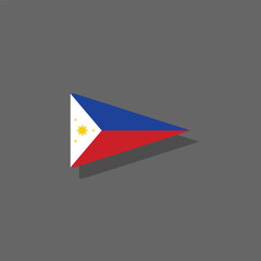 Illustration of philippines flag Template