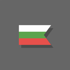 Illustration of bulgaria flag Template