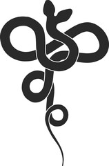 Fototapeta premium magical forest elements. images of a snake, night moth, fly agaric mushrooms, plant and space elements. Ideal for printing on fabric or clothing, wallpaper and wrapping paper