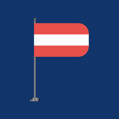 Illustration of austria flag Template