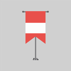 Illustration of austria flag Template