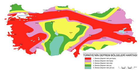 Türkiye Earthquake Map