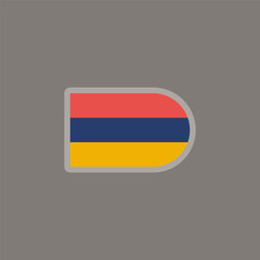 Illustration of armenia flag Template