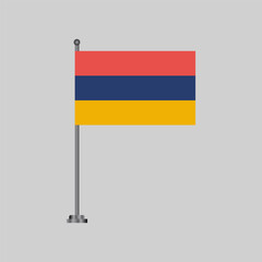 Illustration of armenia flag Template