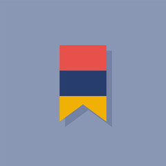 Illustration of armenia flag Template
