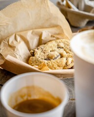 Cookie with coffee