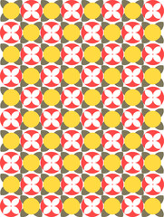 seamless background with geometric pattern in retro vintage style.
