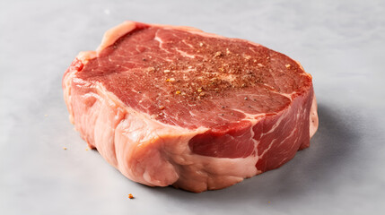 Raw Pork Shoulder Steak