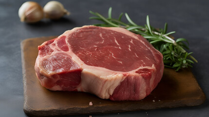 Fototapeta premium Raw Pork Shoulder Steak
