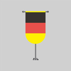 Illustration of germany flag Template