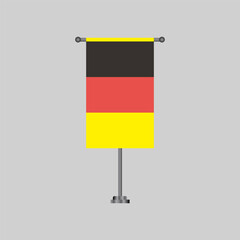 Illustration of germany flag Template