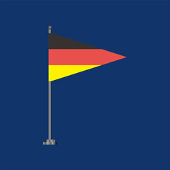 Illustration of germany flag Template
