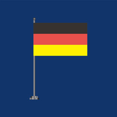 Illustration of germany flag Template