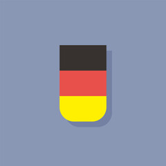 Illustration of germany flag Template