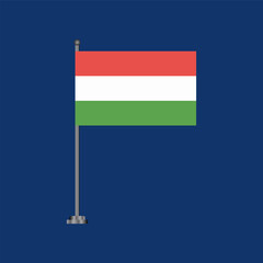 Illustration of hungary flag Template