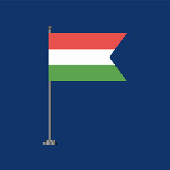 Illustration of hungary flag Template