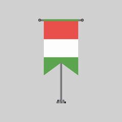 Illustration of hungary flag Template