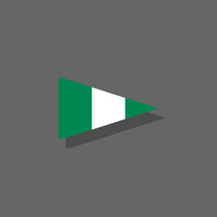 Illustration of nigeria flag Template
