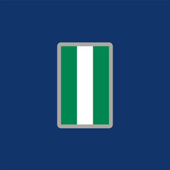 Illustration of nigeria flag Template