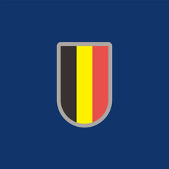 Fototapeta premium Illustration of belgium flag Template