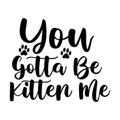You Gotta Be Kitten Me