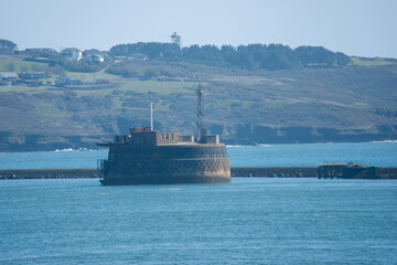 Fototapeta premium plymouth breakwater fort devon england