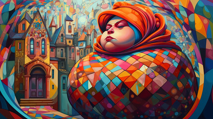Fototapeta premium Matryoshka (Generated Ai)