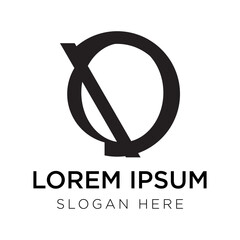 D letter logo vector illustration isolated on white background