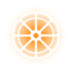 Obraz premium Set of circle neon