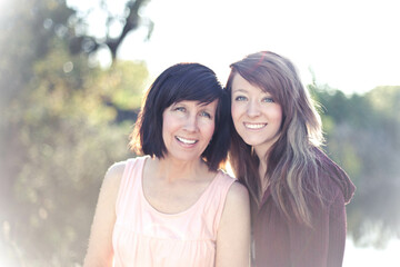 Obraz premium mother and daughter