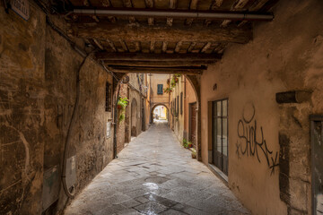 Tuscany town of Lucca in Italy