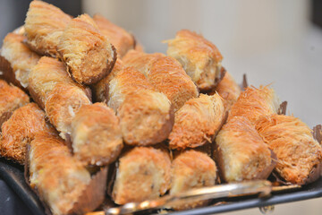 sweet delight, sweet cookies in bakery showcases.