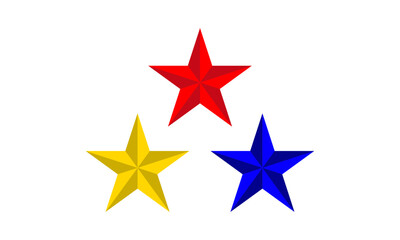 Star logo graphic design template vector image