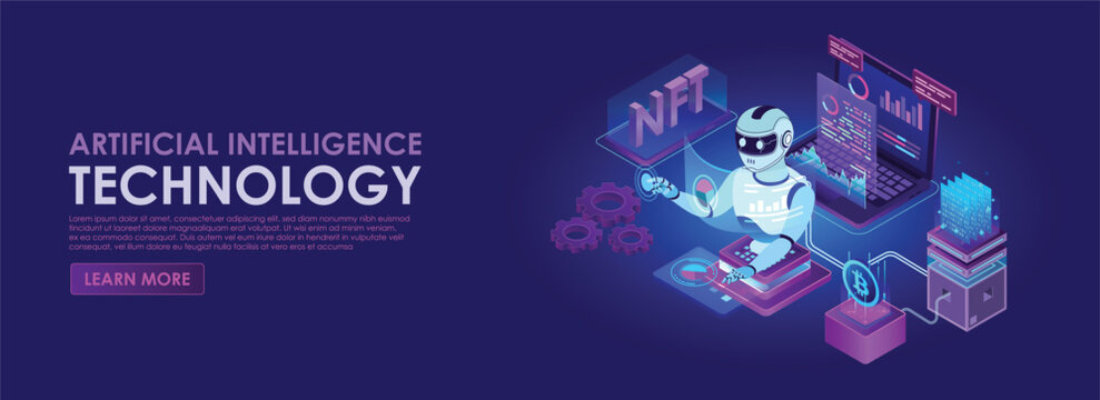 human artificial intelligence interaction Illustation