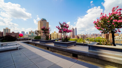 Roof patio in New York
