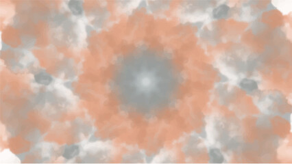 Orange watercolor background for textures backgrounds and web banners design. Tie Dye Background