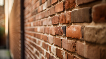 Close-Up of a Brick in the Wall