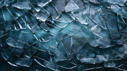 Cracked Ice Texture for Winter Frosty Weather Concept