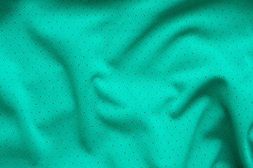 Green sports clothing fabric football shirt jersey texture background