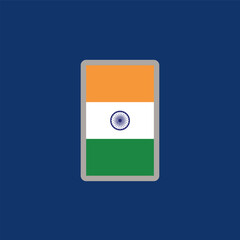 Illustration of India flag Template