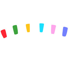 Cute element squiggly clipart
