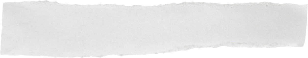 piece of white paper tear isolated on white background